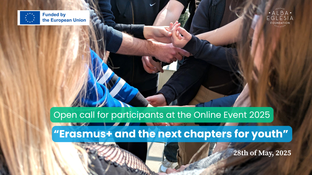 Open call for participants at the Online Event 2025 – “Erasmus+ and the next chapters for youth”